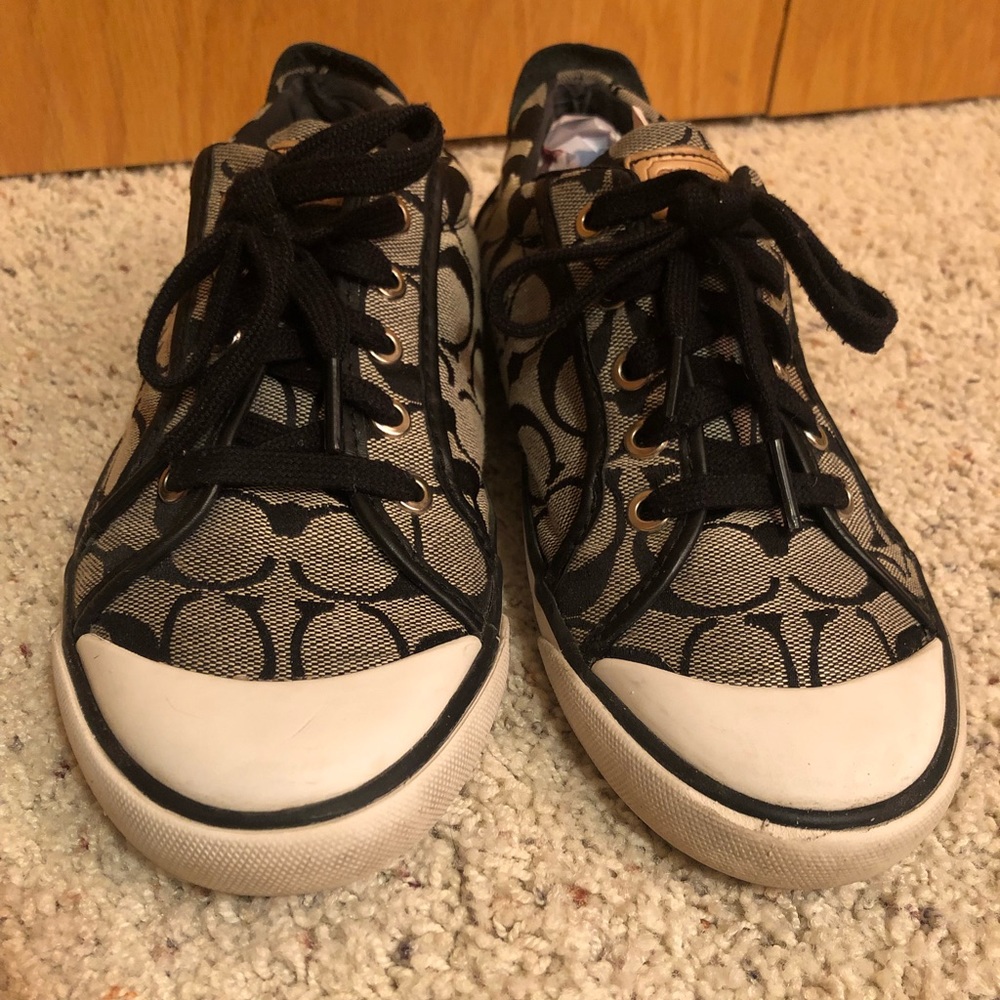 Coach Tennis Shoes, Size 8
